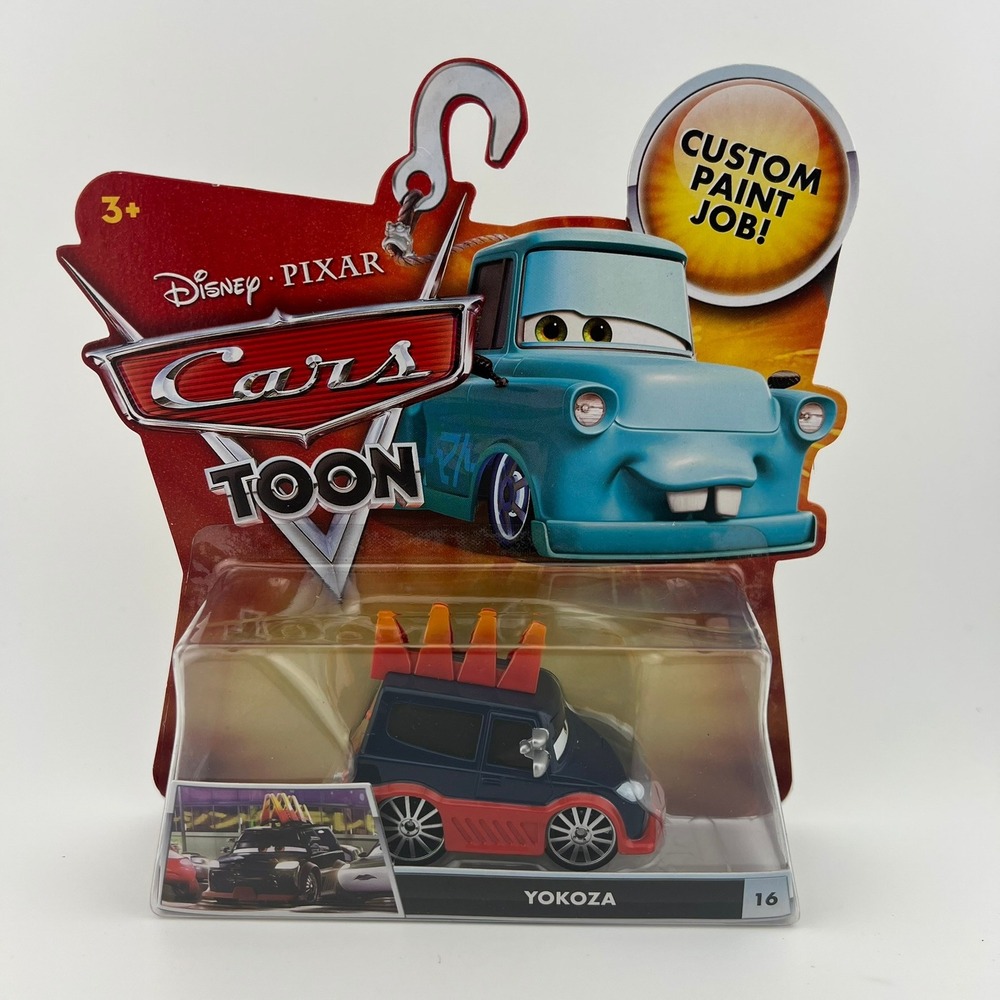 Disney Pixar Cars Toon Yokosa #16 Tokyo Mater Custom Paint 2010 New Sealed